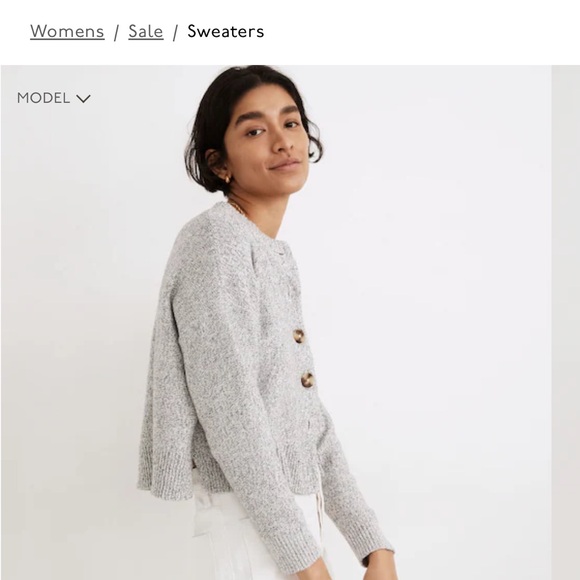 Madewell Broadway Button-Up Cardigan XS - Picture 8 of 9